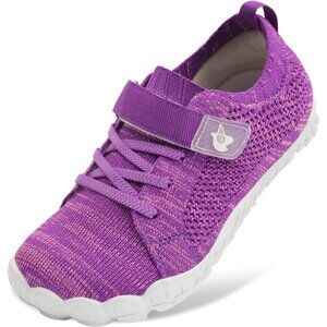 👑Boys Purple Lightweight Hiking Sneakers Anti-Slip Comfortable Sport Shoes